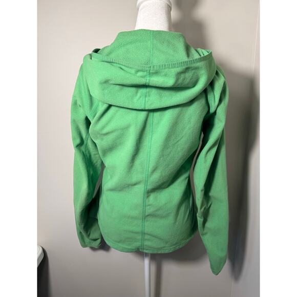 The North Face Green Fleece Zip Up Jacket Size M - Picture 4 of 6